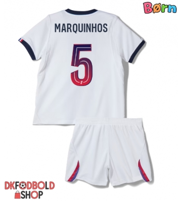 Paris Saint-Germain Marquinhos #5 Udebanesæt Børn 2026-27 Kort ærmer (+ korte bukser)
